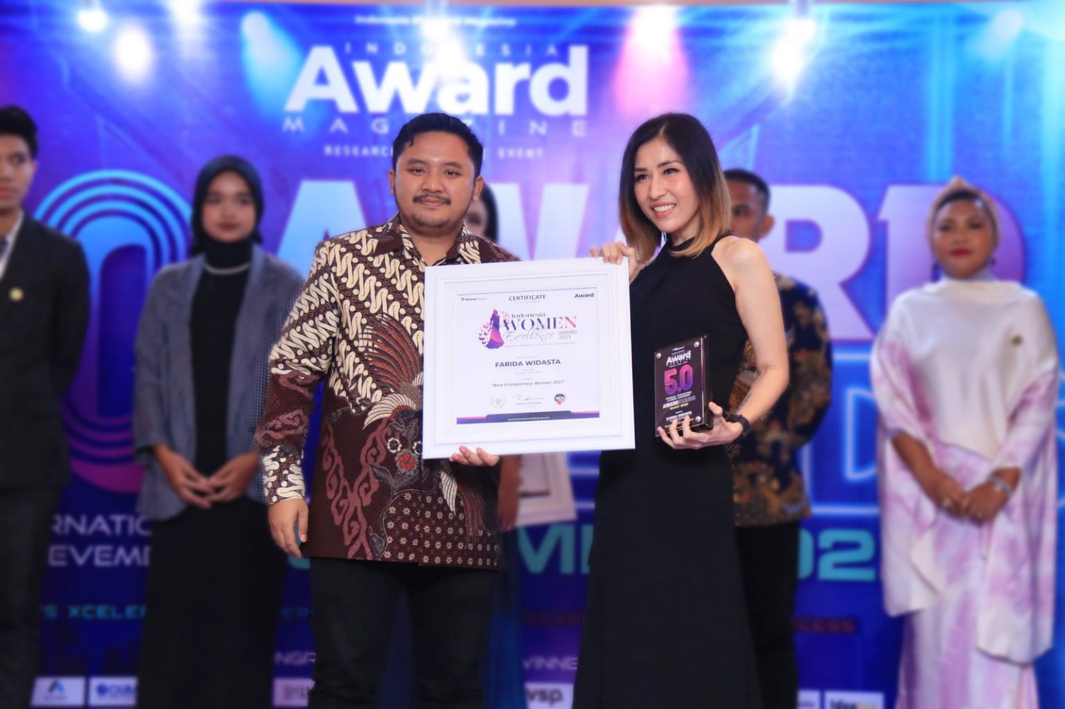 Farida widasta Director of Cv Shine Organizer Wins Indonesia women ...